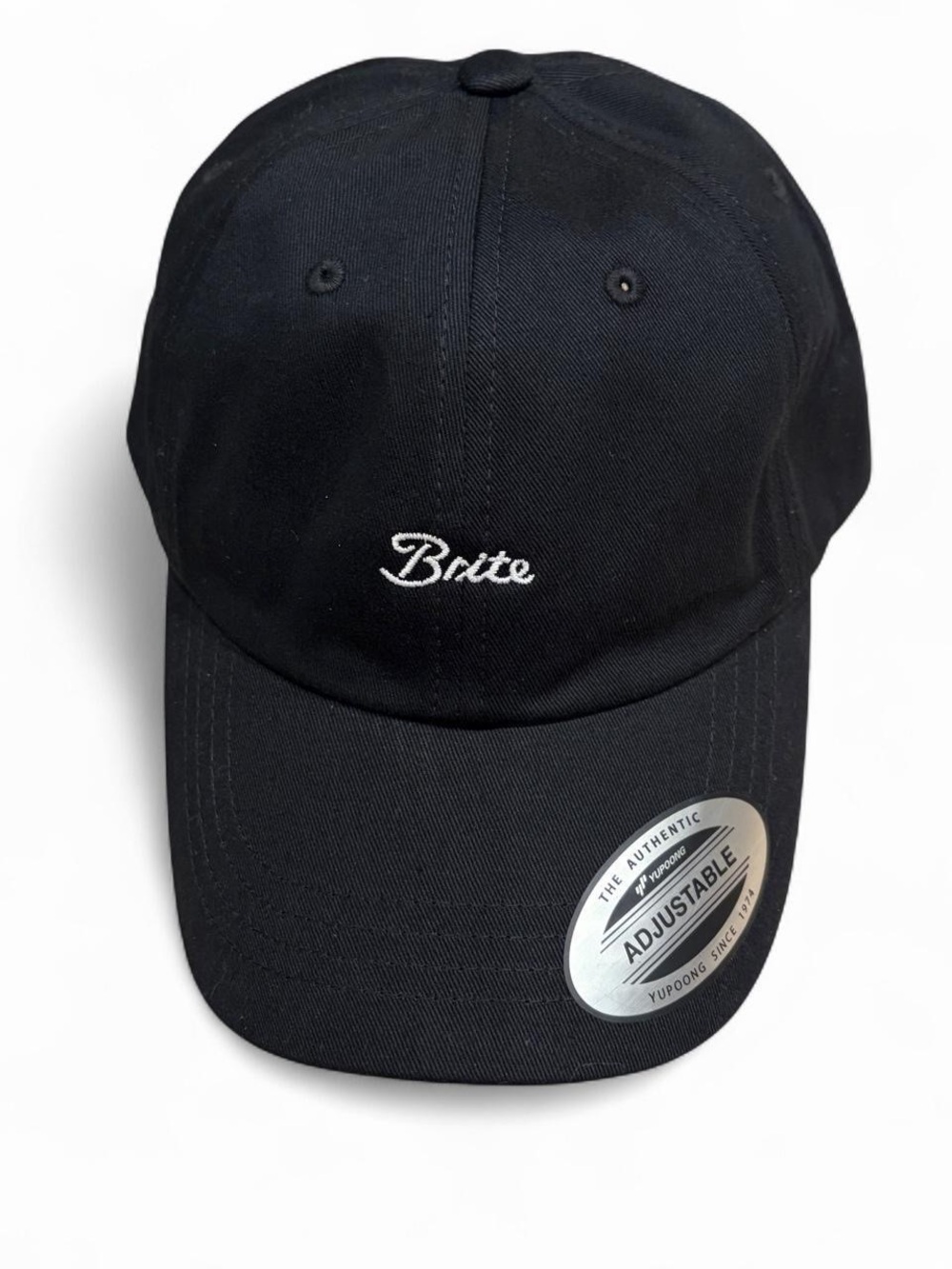 NWT Yupoong Embroidered Black Baseball Cap